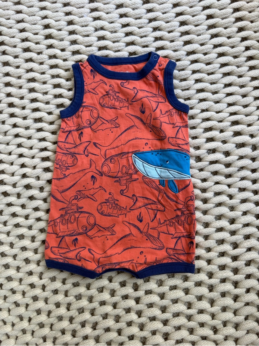 Carter’s 9m NWOT sea life romper